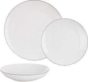 New bone china étkészlet 18 db-os Decora – Orion