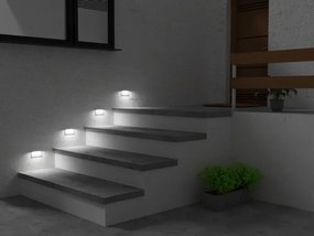 Kültéri Falba Építhető Lámpa Fehér GLASI LED KANLUX-33690