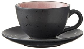 Fekete agyagkerámia csésze szett 4 db-os 240 ml Black/Mix – Bitz