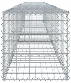 horganyzott vas gabion kosár fedéllel 600 x 50 x 50 cm