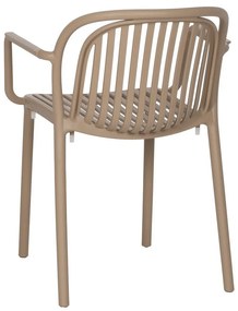 Bézs műanyag étkezőszék Alia – Ixia