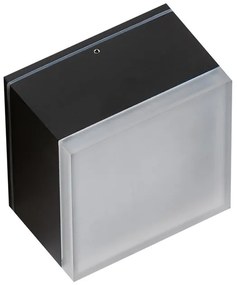 AZZARDO 4336 APULIA S BK Modern Kültéri Mennyezeti Lámpa Fekete LED IP54