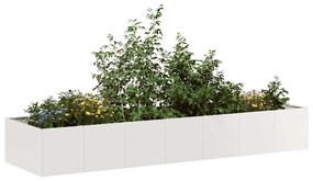 vidaXL rozsdamentes acél növénytartó 280x80x40 cm