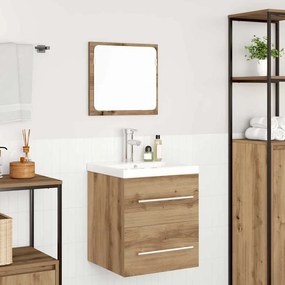Fürdőszoba bútor szett 2 pcs Musta tammi 41 x 38.5 x 48 cm