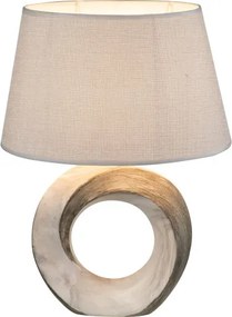 Globo 21641T Asztali lámpa kerámia,,textil szürke, LxBxH:300x200x415 . 1xE27 40W 230V