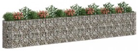 horganyzott vas gabion magaságyás 610x50x100 cm