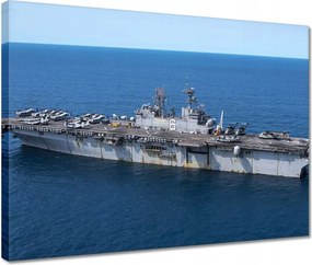 Vászonkép 40x30 Repülőgép Hajó Tenger