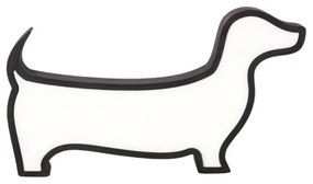 LED gyermek asztali lámpa DOG LED/12W/230V fekete