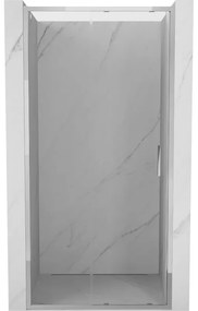Mexen Exo, nyitható tolóajtó 100x200 cm, 6 mm átlátszó üveg, króm profil, 8151-100-000-01-00