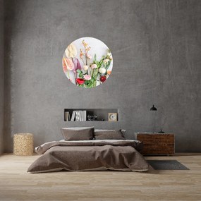 PIPPER. Textil kör alakú falmatrica "Mezei virágok" Méret: 120cm