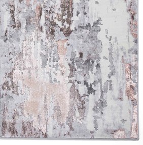 Apollo szürke-rózsaszín szőnyeg, 160 x 220 cm - Think Rugs