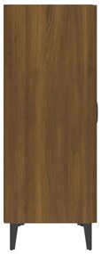 barna tölgy színű szerelt fa tálalószekrény 70 x 34 x 90 cm