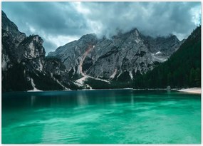 Poszterek 70x50 Hegyi tó Tájkép