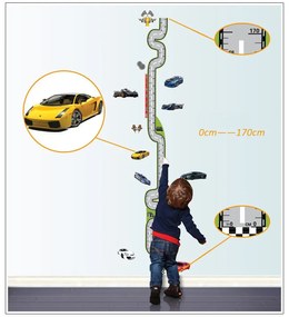 Vidám Fal |  Falmatrica gyerek magasságmérő Autók