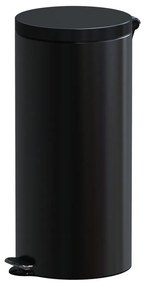 Léptetős szemetes, 30 l, fekete