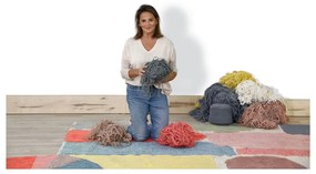 Mosható kézi szövésű gyapjú gyerek szőnyeg 170x240 cm Abstract – Lorena Canals