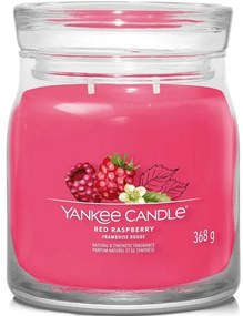 Yankee Candle Signature Red Raspberryillatgyertya, közepes méretű, 368 g, M
