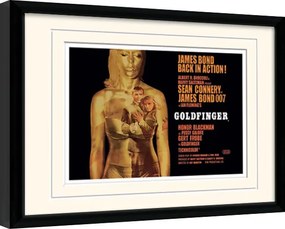Keretezett poszter James Bond - Goldfinger Projection