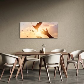 Kép - Galamb, repülj! (120x50 cm)