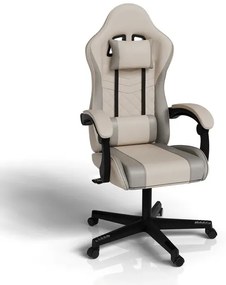 Juskys HyperSeat irodai szék - bézs/szürke