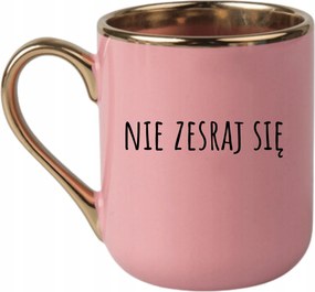 Bögre Elegáns Rózsaszín Arany Rant Vicces Ajándék Ne Össze Magad