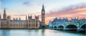 Kép - London pasztell színekben (120x50 cm)