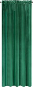 Samanta kész függöny szalaggal 140x270 cm zöld