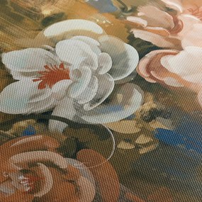 Kép - Festett csokor virág (120x50 cm)