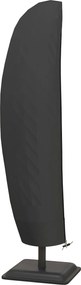 Outsunny Kerti Napernyő Huzat - Vízálló Oxford 600D Szövet Napernyő Huzat Cipzárral Külső Kerthez Ø56x220 cm Fekete | Aosom