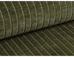 Zöld kordbársony sarokkanapé (jobb oldali-heverő résszel) Bergano – Cosmopolitan Design