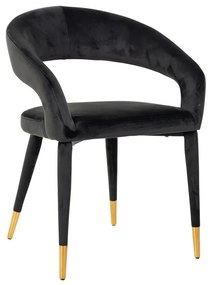 NT Gia Antracit kárpitozott, design szék