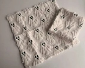 Halloween Lélek Párnahuzat Szürke 45x45cm 2db