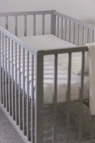 PETITE&amp;MARS Gumis lepedő Soft Dream 120 x 61 Grey