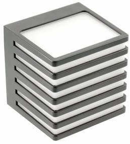 Lámpa Fali lámpa SIROLO LED 10W, 1000lm, IP54, AC220-240V, 50/60Hz,4000K, grafit