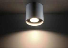 SOLLUX SL-0018 ORBIS Hengeres Mennyezeti Lámpa Szürke GU10 IP20