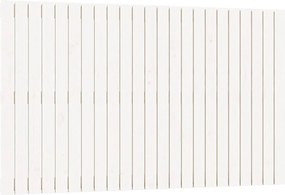 vidaXL fehér tömör fenyőfa fali fejtámla 147 x 3 x 90 cm