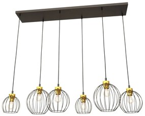 Emibig NANDO 1368/6 Plafonlámpa 6x15W/E27 IP20