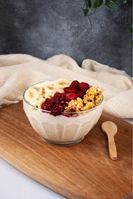 2 részes üveg tál szett 15 cm
