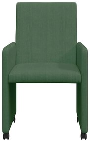 Kerekes Étkező Székek 2 pcs Szürke zöld 57 x 66 x 94 cm