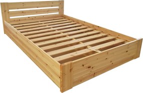 Nobis fenyő ágyneműtartós ágy 90x200