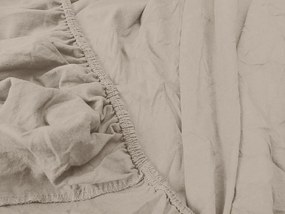 Jersey lepedő cappuccino 90 x 200 cm