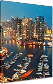 Vászonkép 60x80 Dubai éjszaka