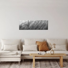 Kép - Fű a szélben (órával) (90x30 cm)