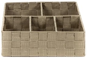 Compactor ruha- és kiegészítő-rendszerező TEX32 x 25 x 8 cm, taupe
