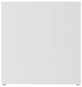 2 db fehér szerelt fa TV-szekrény 72 x 35 x 36,5 cm