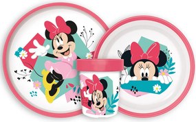 Disney Minnie Being More csúszásmentes étkészlet, micro műanyag szett