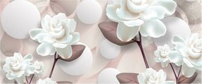 Kép - Rózsa virágok (120x50 cm)