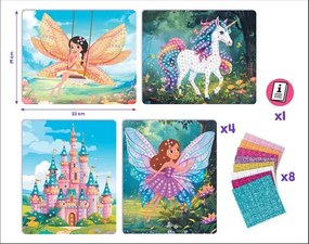 Mozaikos képkészítő, tündérvilág, MAPED CREATIV Mosaic Creations (IMAC906912)