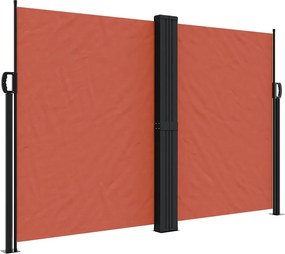 vidaXL terrakotta behúzható oldalsó napellenző 160 x 1000 cm