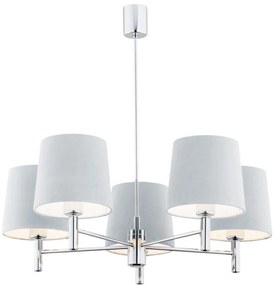 Argon 2076 - BOLZANO függeszték 5xE27/15W/230V kék